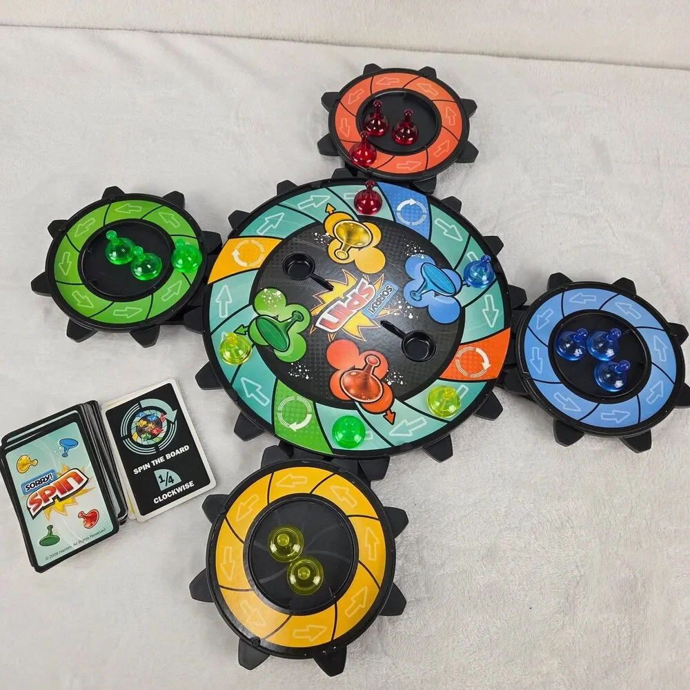 Sorry!‎ Spin Board Game 2009 Hasbro 100% Complete Family Strategy Game